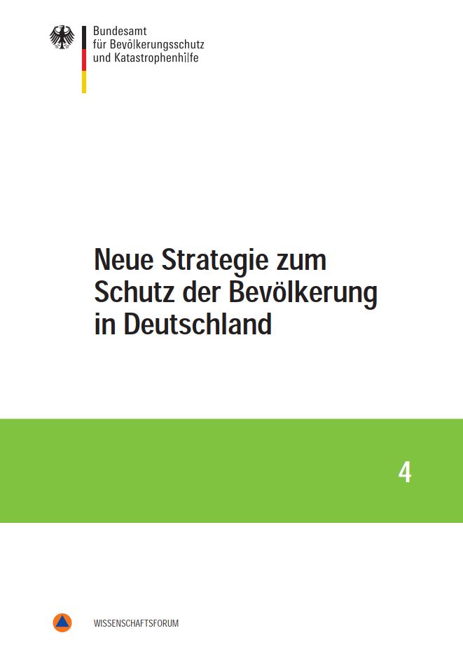 Titelbild der Neuen Strategie zum Schutz der Bevölkerung in Deutschland