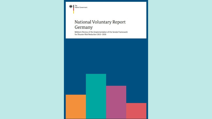 Titelbild des Nationalen Beitrags zum Midterm Review des Sendai Rahmenwerks